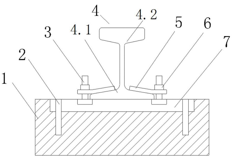 10吨龙门吊轨道安装示意图 10吨龙门吊轨道安装示意图